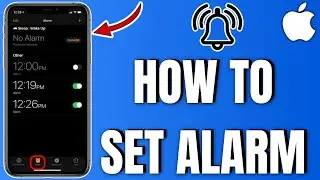 How To Set Alarm In Iphone (2025)
