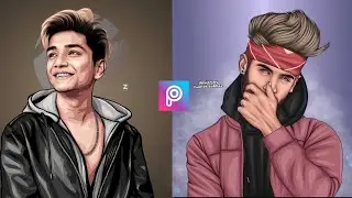 PicsArt Portrait Cartoon Photo Editing Tutorial | Cartoon Editing Mobile App