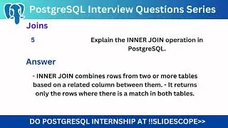 Explain the INNER JOIN operation in PostgreSQL