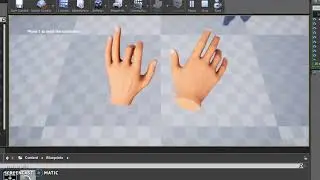 Virtual hands controlled by an hardware device (Unreal Engine 4)