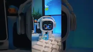 White emo robot is in an out after long time #airobot #robot #emopetrobot #emo #emopet #petrobot