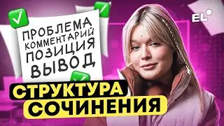 Структура сочинения по русскому языку ЕГЭ 2024 | Геля Русичка - ЕГЭland