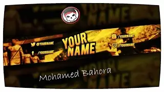 FIFA 17 YouTube Banner Template 【Free PSD File】