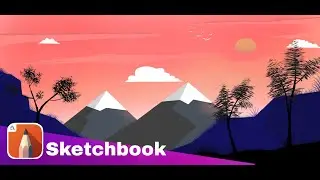 Sun set digital painting | How to draw | How to style | GetPaint