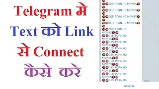 How To Create Text link in Telegram | टेलीग्राम में टेक्स्ट लिंक कैसे बनाये | @oreztech