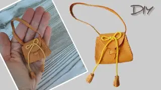 DIY miniature bag for dolls 👜/ Сумка для кукол своими руками #diy #dolls #diybags #Barbie