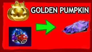 ROCKET LEAGUE GOLDEN PUMPKIN OPENING AND TRADE UPS!!