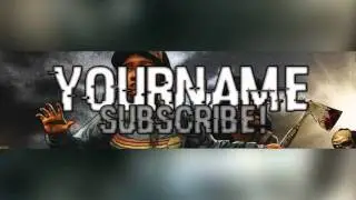 Шаблон шапки на тему The Walking Dead