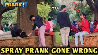 SPRAY PRANK GONE WRONG🔥🤬 #prank #public