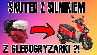 🛵SKUTER Z SILNIKIEM Z GLEBOGRYZARKI... CZEKAJ CO?!?!?!🤔