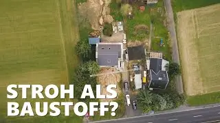 Strohbau - Erste Bestandssanierung mit Strohelementen als Fassadendämmung