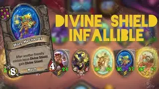 IMPRESSIVE GAME WITH DIVINE SHIELD COMBO- HEARTHSTONE BATTLEGROUNDS