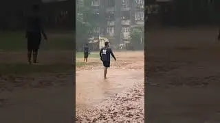 Heavy rain & Out of the park by ketan mhatre #cricket #sportsentertainmentms ￼￼
