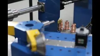 Spinning a Copper Lighting Piece