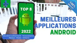 Top 8 des applications ANDROID