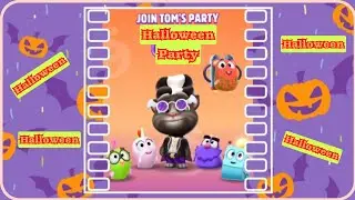 My Talking Tom 2 Game | Tom's Halloween Party | Gameplay