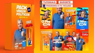 LANÇAMENTO PACK POLITICA PREMIUM 3.0  EDITÁVEL AFTER EFFECTS