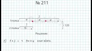 №211 / Глава 1 - Математика 5 класс Герасимов