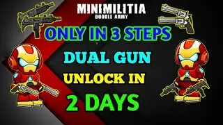 How to Unlock Dual Gun In Mini Militia || MM || Dual gun kaise unlock kare