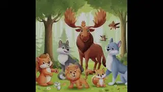 The Harmony of the Forest Friends #youtube #love #story #sleepingstory #youtubeshorts #fyp #fypシ