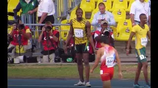 Усейн Болт (Usain Bolt) Забег 200 метров Чемпионат мира по легкой атлетике Москва 2013