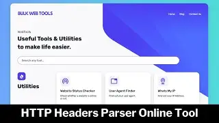 Analyse Your HTTP Response Headers | Online Web Tool | bulkwebtools.io