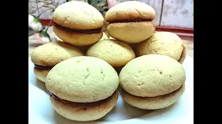 ТАКОЕ ПРОСТОЕ,А ТАКОЕ ВКУСНОЕ ПЕСОЧНОЕ ПЕЧЕНЬЕ СО СГУЩЁНКОЙ!