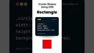Learn CSS by Creating Shapes | Draw Rectangle Using CSS | Ep. 2 