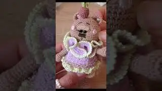 Авторская игрушка в стиле тедди. Amigurumi art doll