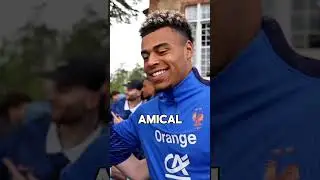Why was Désiré Doué so close to Karchaoui during the training camp? 😳🇫🇷 
