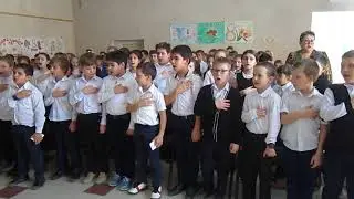 Исполнение гимна РФ в СОШ №3 г.Анапа (Витязево) 6 марта 2018 г