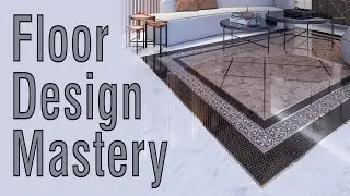 💎 4 Luxurious Floor Designs in Revit with Tile Trims