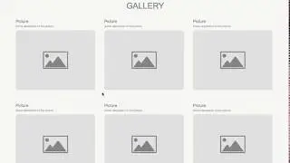 PSD to HTML. Bootstrap gallery