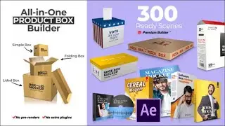After Effects Product Box Promo Builder Videohive Template