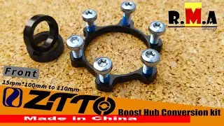 BOOST - адаптер-переходник на втулки (с 15x100mm до 15x110mm) - boost hub conversion kit - ZTTO 👲🚵💪