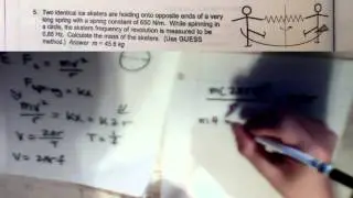 UCM and Gravity - Springs (Problem 5)