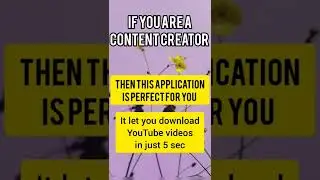 how to download YouTube videos in just 5 sec 🤩🤩( link in description )