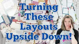 Happy Planner Layouts Turned UPSIDE DOWN! || Custom Planner Spreads