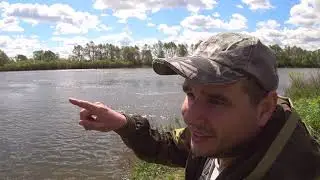 Ураганная рыбалка на Оке, под звон колоколов. Кормлю леща кашей. Рыбацкое ведро.