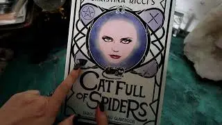 Christina Ricci's Cat Full Of Spiders 🕷 Tarot Cards 🕷 Deck Review, Unboxing, First Impressions, NEW