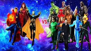 dr strange scarlet witch and dr fate vs marvel and dc