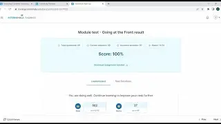 Internshala Online c and c++ traning || Module test answers || Going at the Front. 💯/💯