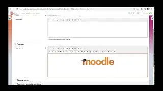 Moodle 4.0 Tutorial Videos-Creating a Page