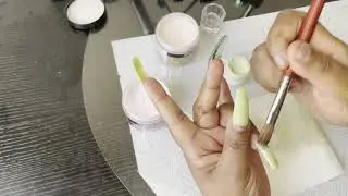 St. Patricks Day Acrylic Nails