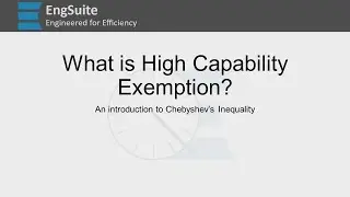High Capability Exemption (Chebyshev's Inequality) - Engineering Statistics