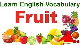 Fruit in English | Learn English Vocabulary #Fruitnames