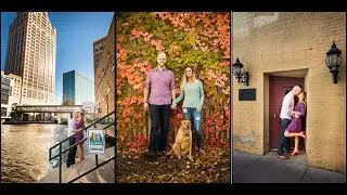 Kilbourn Avenue Park and Riverwalk Milwaukee engagement session
