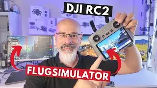 DJI RC2 NEW flight simulator with firmware update - tutorial with CRASH 😱