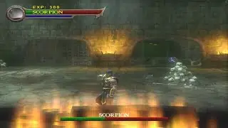#1162 Mortal Kombat Shaolin Monks (PS2) Bosses (7/15): Boss Scorpion gameplay