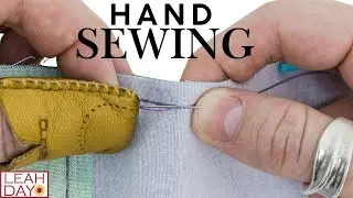 Hand Sewing Tutorial - Left Handed & Right Handed 4 Patch Quilt Block